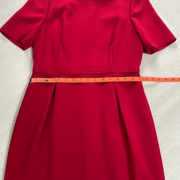 J. Crew Classic red dress, like new condition only worn once - Picture 4 of 13